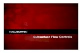 Subsurface flow controls external