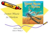 Sweet music in harlem vocabulary words