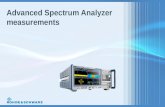 Spectrum Analyzer Fundamentals/Advanced Spectrum Analysis