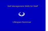 Self Management Skills for Staff