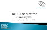 The eu market for bioanalysis