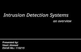 Intrusion detection systems