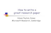 Write a research paper   howto - good presentation