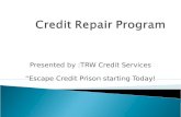 TRW Credit repair program