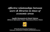 Affective relationships between users & libraries in times of economic stress