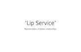 'Lip service’