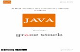 20 most important java programming interview questions