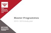 Introducing the Masters programmes at RGSL