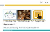 Managing Marketing: An Applied Approach