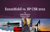 Exxon bp csr 2012 analysis