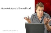 How Do I Attend a Webinar?