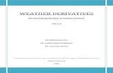 Weather derivatives
