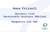 "What do I do to be a Sustainable Business?"  Anna Frizzell, Business Link