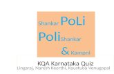 Shankara PoLi Poli Shankara and Kampni (KQA Karnataka Quiz IInd edition) 12 May 2013