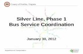 FCDOT: Silver Line, Phase 1 Bus Service Coordination