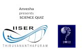 IISER Tvm Science Day Quiz Finals 2012