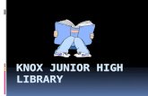 Knox junior high library