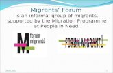 Migrants' Forum Mash-up Presentation