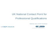 UK National Contact Point for  Professional Qualifications - Katherine Latta