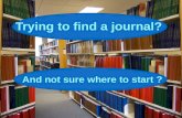 Find a journal at UCT Libraries