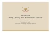 MoD and Army Library and Information Service, part 1 - Andrew Hutchinson