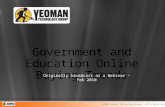 Government and Education Online Buying Trends
