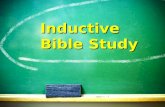 Inductive bible study ppt