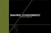 Shahrooz Zayandehroodi Architectural Portfolio 2009-2013