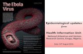 Ebola virus disease (epidemiological updates)