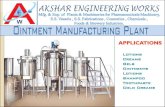 Ointment Toothpaste Cream Manufacturing Plant