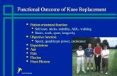 Johnson Dp. Mis Knee Replacement. What Are The Functional Benefits. Slide 19 36
