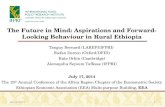 The future in mind   aspirations and forward-looking behaviour in rural ethiopia