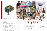 20  learning styles srate-2013
