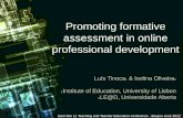 Tinoca & oliveira   promoting formative assessment in online professional development