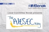 The AIESEC WAY ⎢AIESEC ALGERIA ⎢LC BENAK