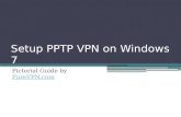 How to setup PPTP VPN no Windows 7