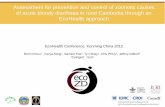 Assessment for prevention and control of zoonotic causes of acute bloody diarrhoea in rural Cambodia through an Ecohealth approach