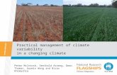 Practical management of climate variability in a changing climate - Peter McIntosh