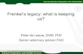 Session 1: Frenkel’s legacy: what is keeping us?
