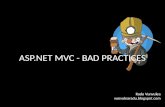 Asp.net mvc   bad practices