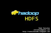 HDFS and Hadoop