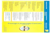 Foreign language courses for students