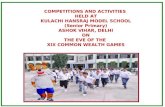 Cwg activities & competitions(sr pr)
