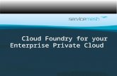 Cloud Foundry for your Enterprise Private Cloud