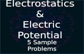 AP Electrostatic & Equipotential Sample Problems