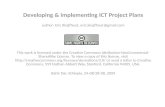 Developing and implementing ict project plans