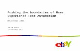 'Pushing The Boundaries Of User Experience Test Automation' by Julian Harty