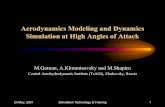 Гоман, Храмцовский, Шапиро (2001) - Разработка моделей аэродинамики и моделирование динамики самолета