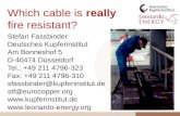 Which cable is really "fireproof"?