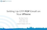 Setting up POP email on your iPhone